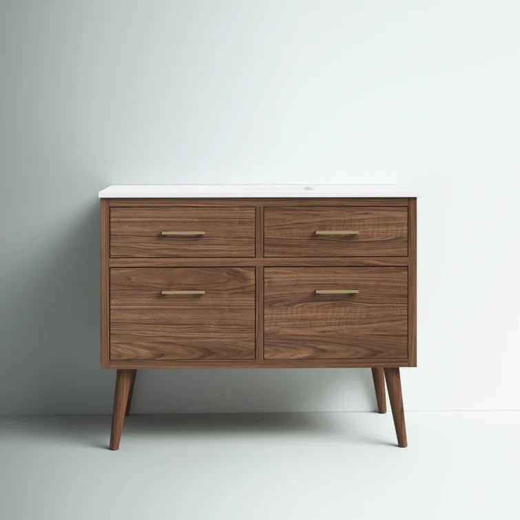 Burkley 42'' Single Bathroom Vanity Set | Wayfair North America