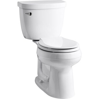 KOHLER Cimarron White WaterSense Round Chair Height 2-Piece Toilet 12-in Rough-In Size (ADA Comp... | Lowe's