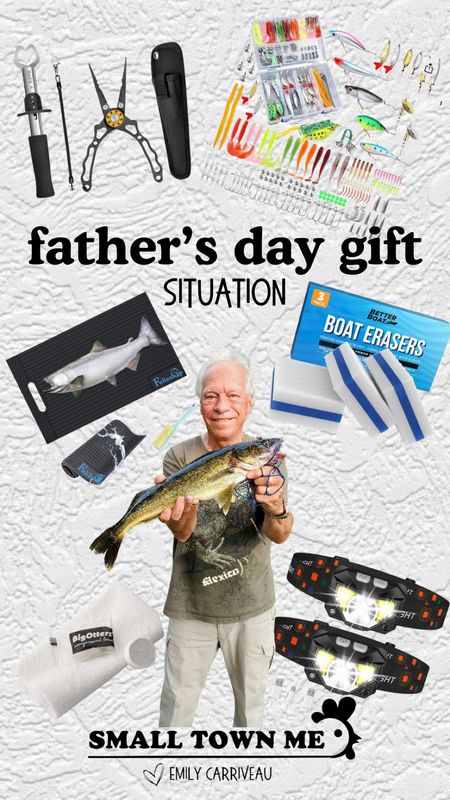 Father’s Day is so soon! Here’s a gift guide for all those dad/granddad’s and father figures who love fishing! Boat erasers to keep heir boat clean. Fishing lures, scalping tools, head lamp for those dusk mornings and dark nights. Throw together a package that they’ll love! 

#LTKMens #LTKFamily #LTKGiftGuide