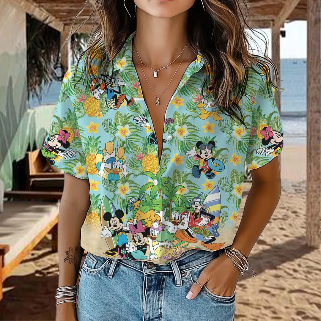 Disney Hawaiian Shirt, Mickey and Friends Summer Shirt, Mickey Hawaii Shirt, Disney Summer Shirt,... | Etsy (US)