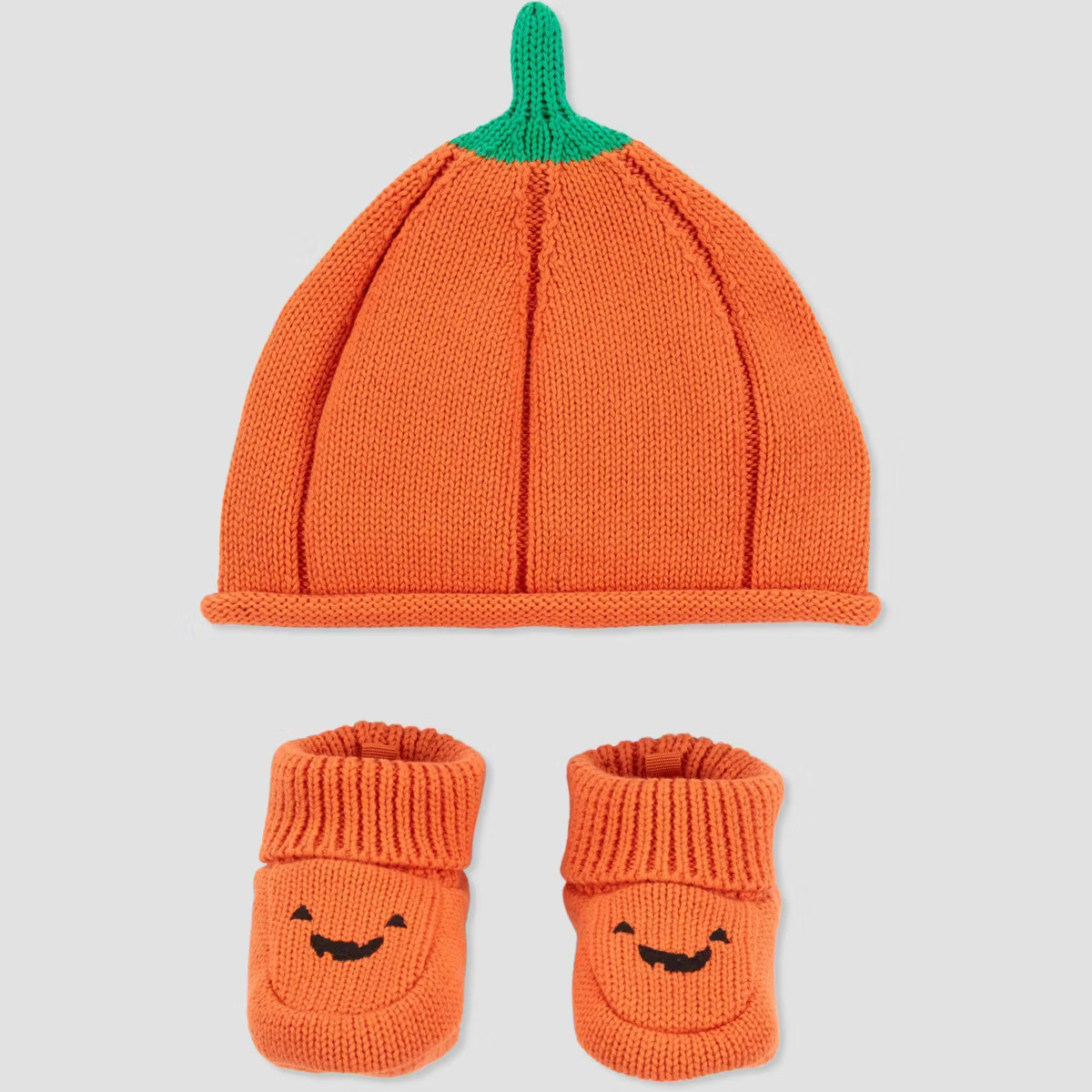 Carter's Just One You®️ Baby Hat & Bootie Set - Orange | Target
