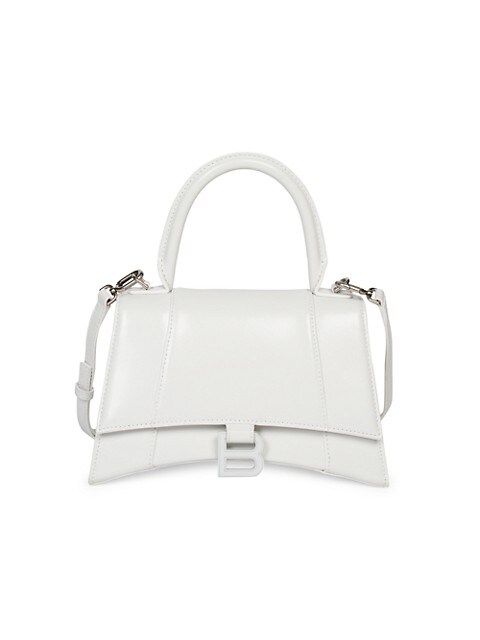Small Hourglass Leather Top Handle Bag | Saks Fifth Avenue