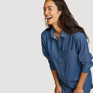 Women's Denim Overshirt | Eddie Bauer, LLC