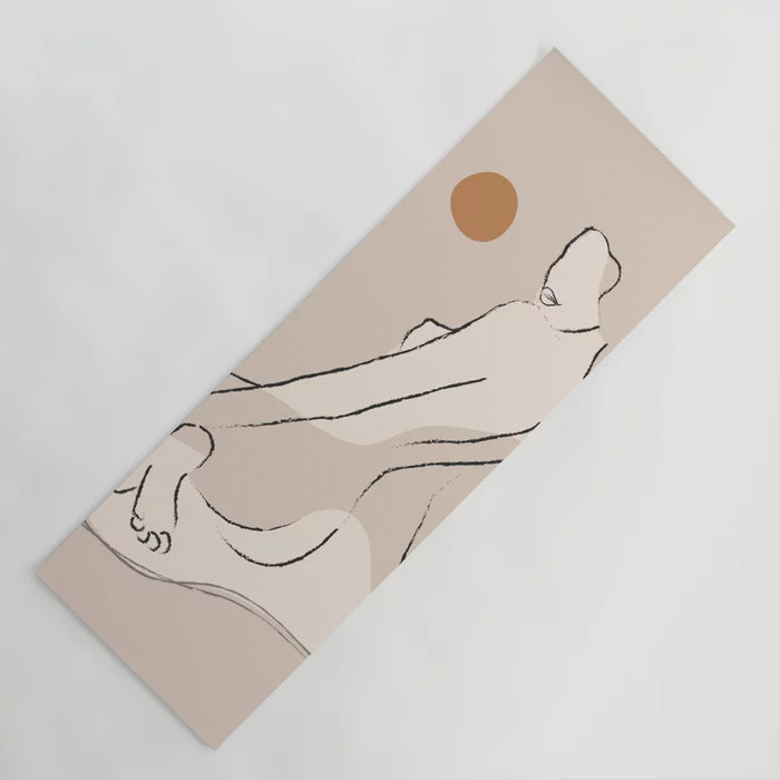 Nude 2 Yoga Mat | Society6