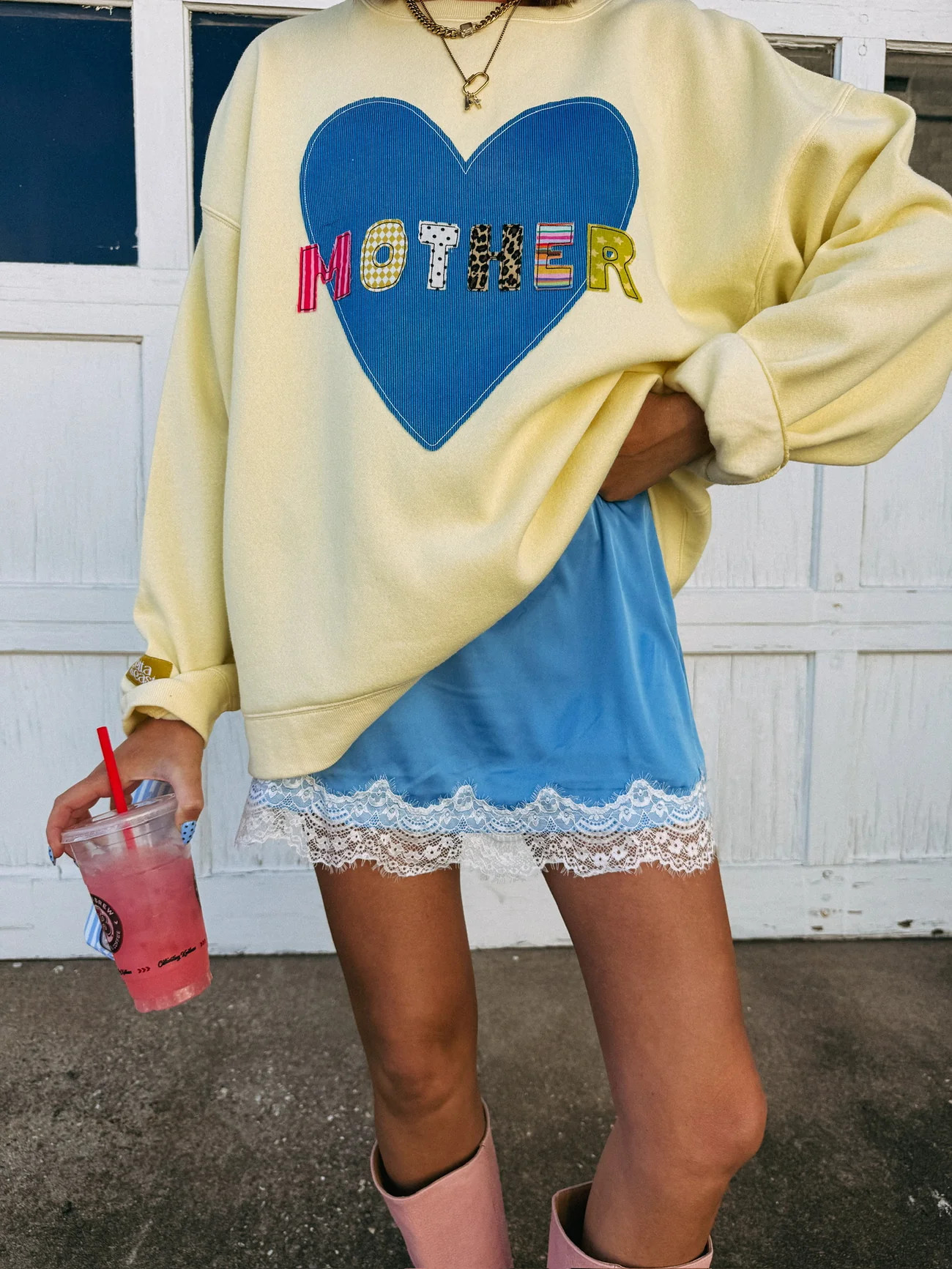 eliza lace mini skort - seabreeze | Etta+East