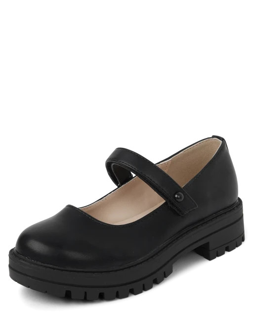Girls Platform Mary Jane Shoes - Black | The Children's Place