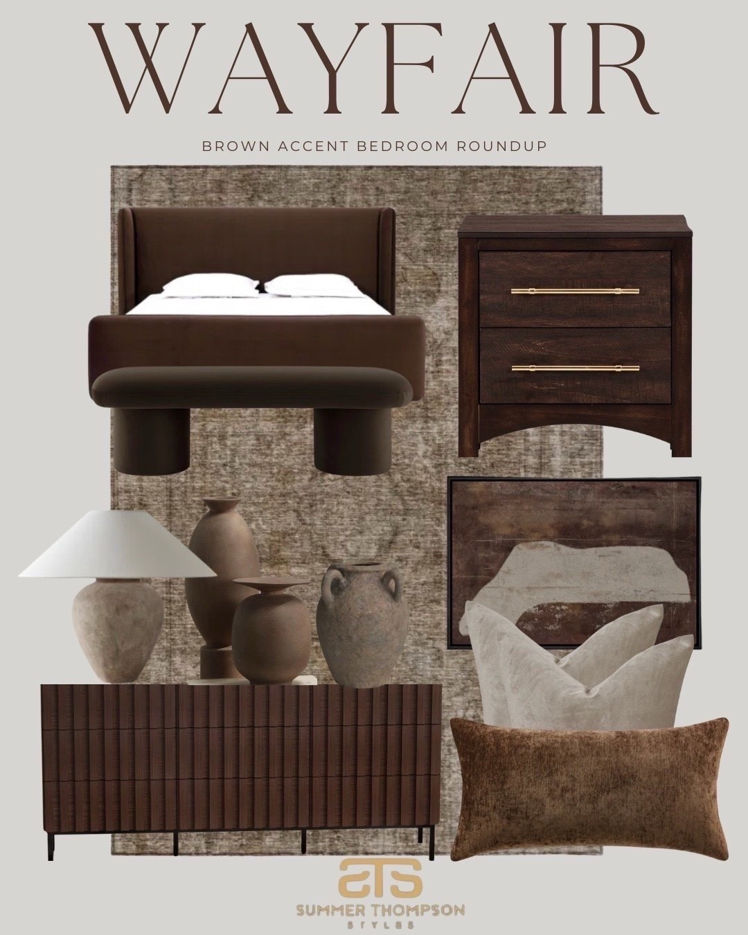 Turn your bedroom into the ultimate cozy retreat with rich brown accents 🤎 Warmth, texture, and timeless style come together for a space that feels both inviting and refined.

#bedroomgoals #neutralstyle #wayfairfinds #bedroomdecor #neutralinteriors #modernrustic #earthytones #bedroominspiration #cozyspaces #brownaccents #homestyling #decorgoals

#summerthompsonstyles


#LTKU #LTKHome #LTKdayinmylife