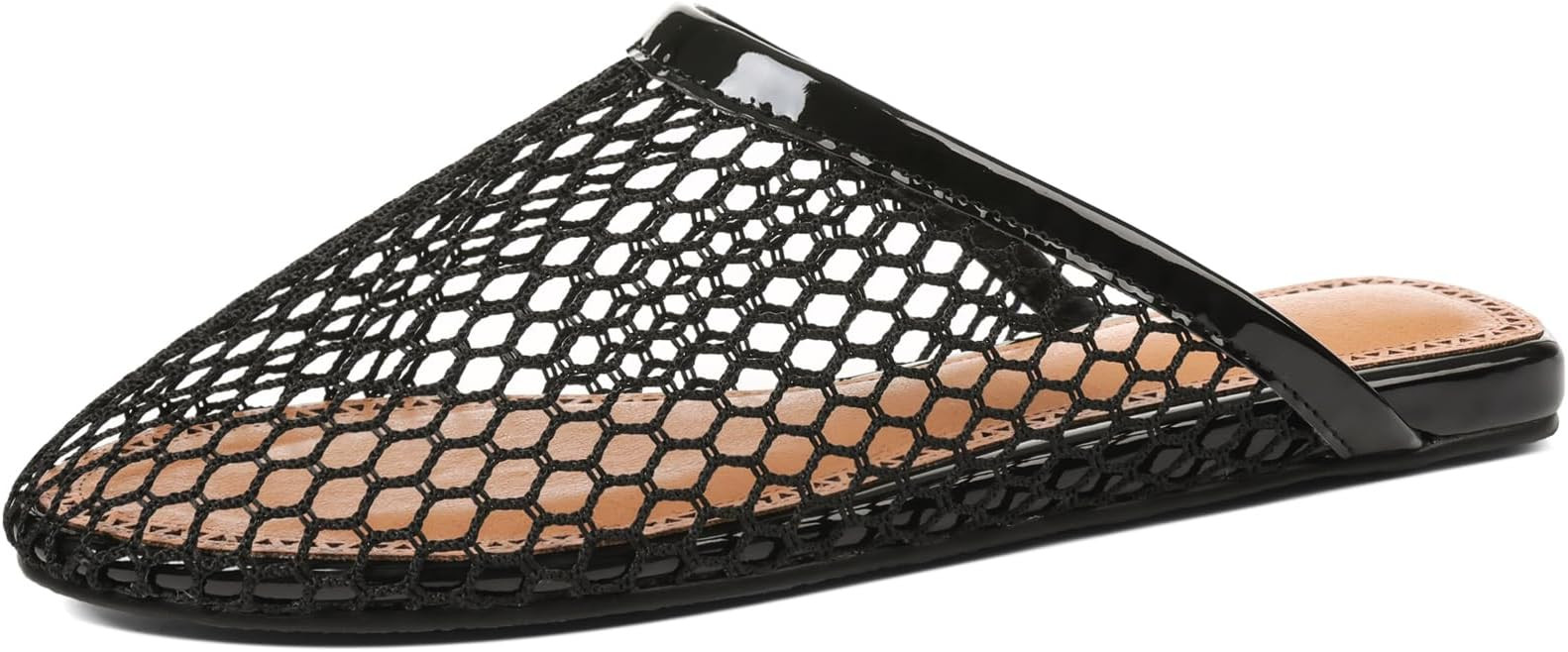 Women's Mesh Mules Breathable Slip-On Net Flats Lightweight Mesh Ballet Flats for Women for Casua... | Amazon (US)