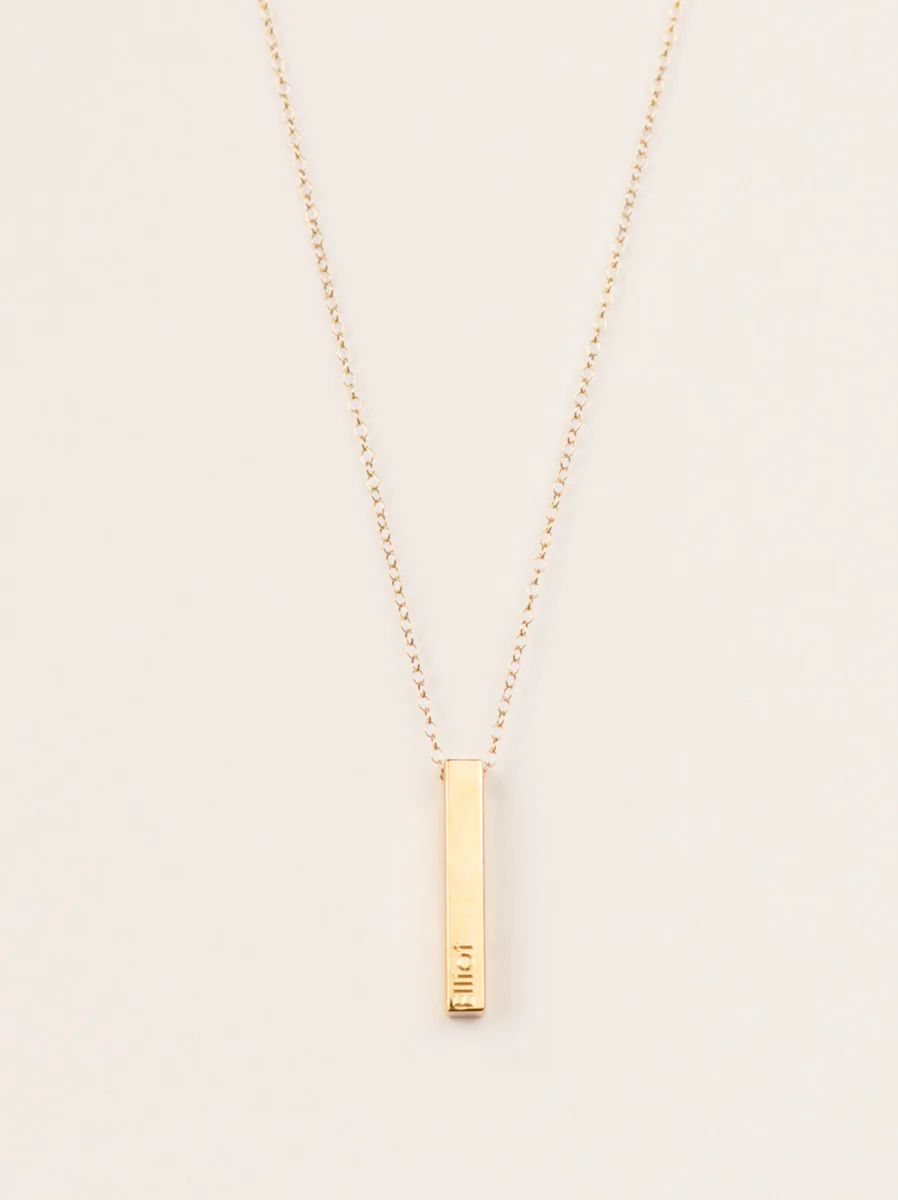 Engravable Pillar Necklace | ABLE Clothing