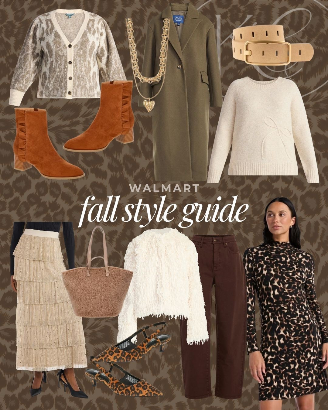 Walmart fall style guide. This print cardigan and barrel jeans are the perfect pieces for a casual fall look. 

#LTKSeasonal #LTKOver40 #LTKStyleTip