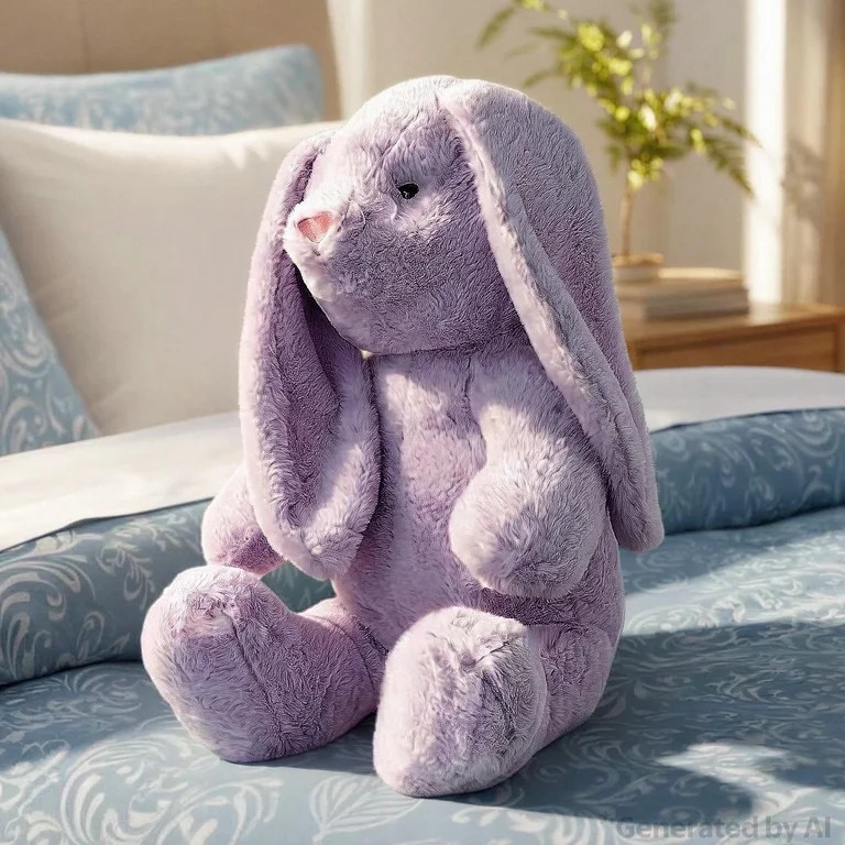 Large Bunny Plush, Purple, 22", Easter by Way To Celebrate | Walmart (US)