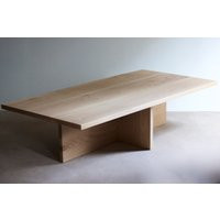 Oversized Plank Coffee Table - White Oak Or Walnut, Organic Modern, Minimalist | Etsy (US)