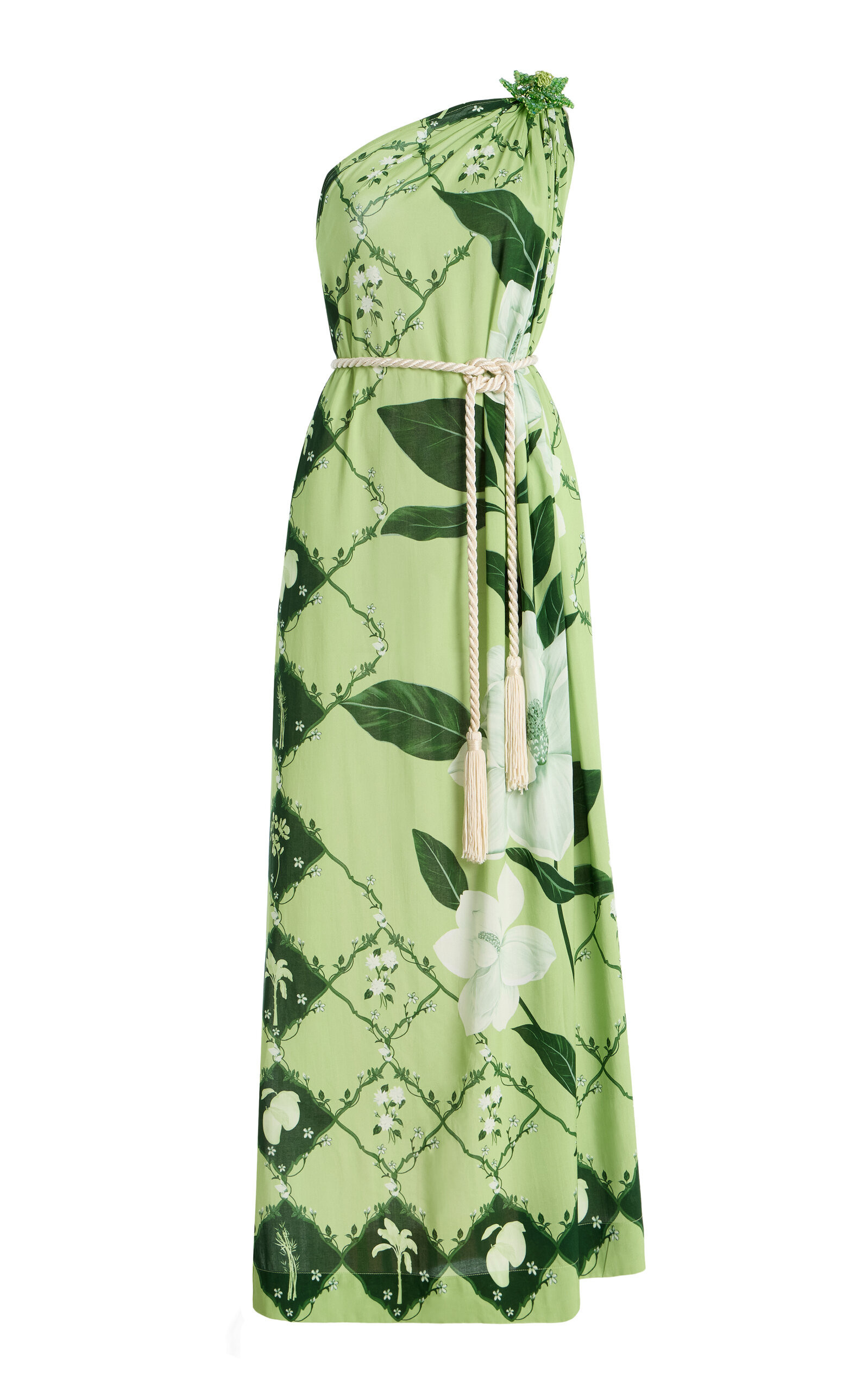 VERANDAH Exclusive Beaded Viscose Maxi Dress - Moda Operandi | Moda Operandi (Global)