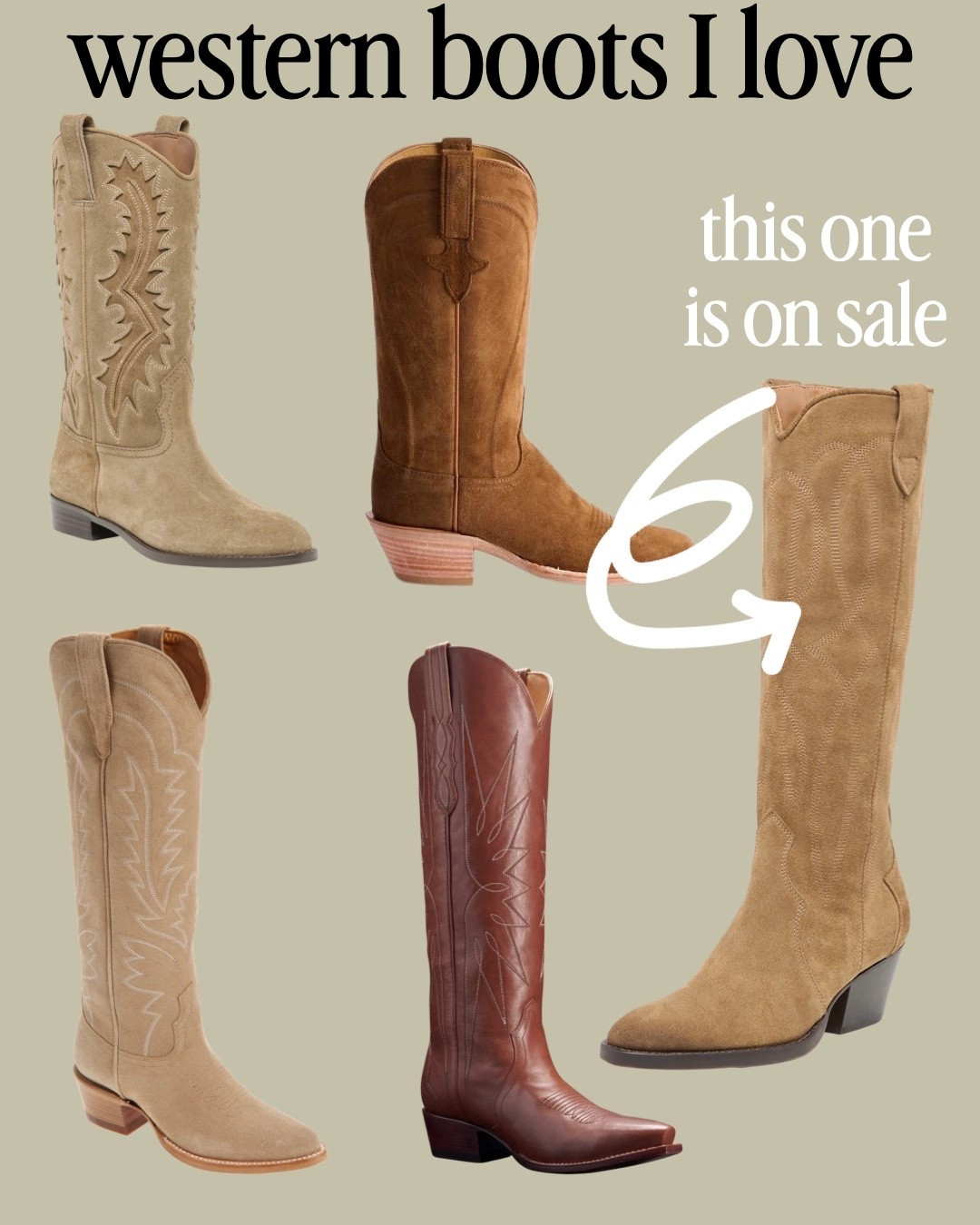 Western cowboy boots I love