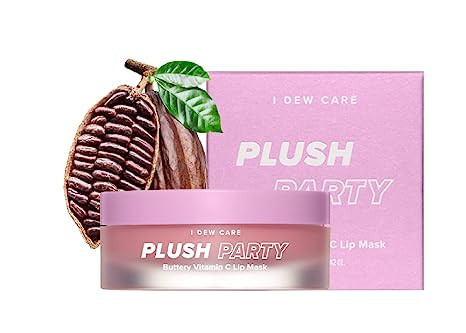 I Dew Care Lip Mask - Plush Party | Overnight Moisturizing Vitamin C Sleeping Balm, With Cocoa Bu... | Amazon (US)