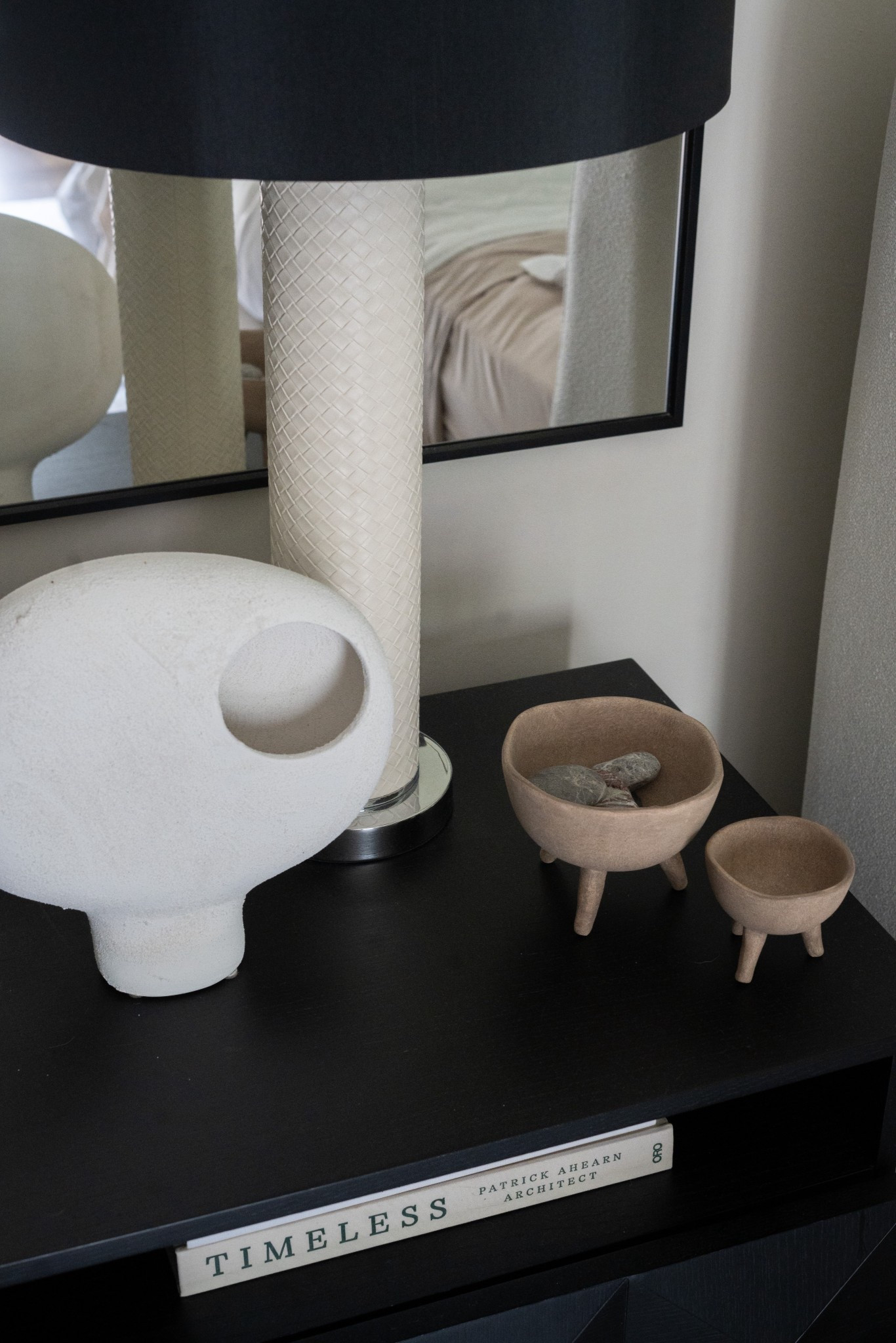 Welcome to my summer bedroom refresh! I wanted this space to feel calm, luxurious, and effortlessly modern, and I’m obsessed with how it turned out. I layered crisp white bedding with black accents for that high-contrast, timeless look I always love in interior design. The black chandelier and matching curtain panels add a dramatic touch, while soft textures like the throw blanket and neutral ottoman keep everything cozy and inviting. A mix of modern art, sculptural decor, and stacked coffee table books gives this room that curated, designer feel without being overdone. If you're looking for bedroom decor ideas or want to create a moody yet minimal space that still feels fresh for summer, this look is proof that black and white is always in style.


#LTKSummerEdit #LTKHome #LTKSeasonal