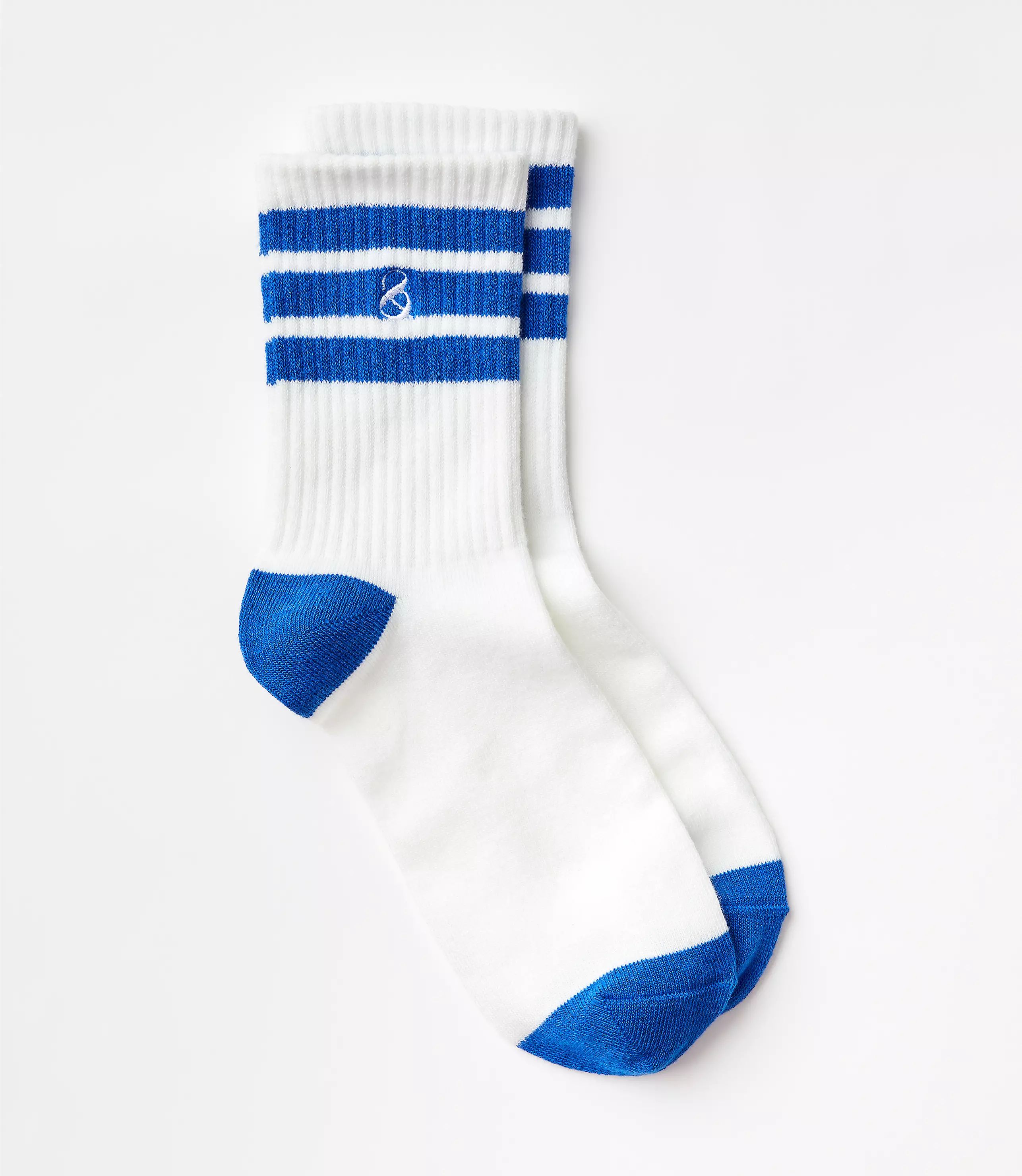 Lou & Grey Varsity Stripe Crew Socks | LOFT