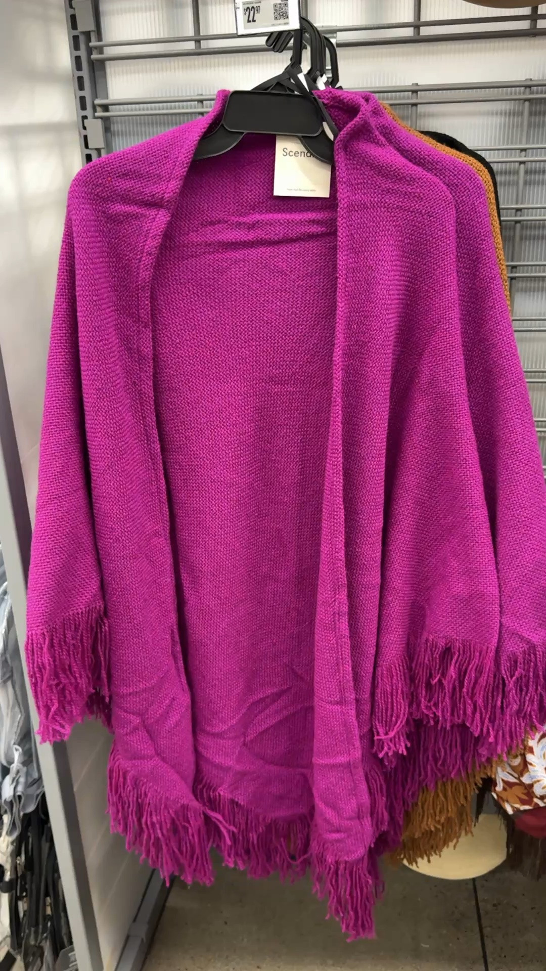 These fringe ponchos were so cute 😍 
#walmart