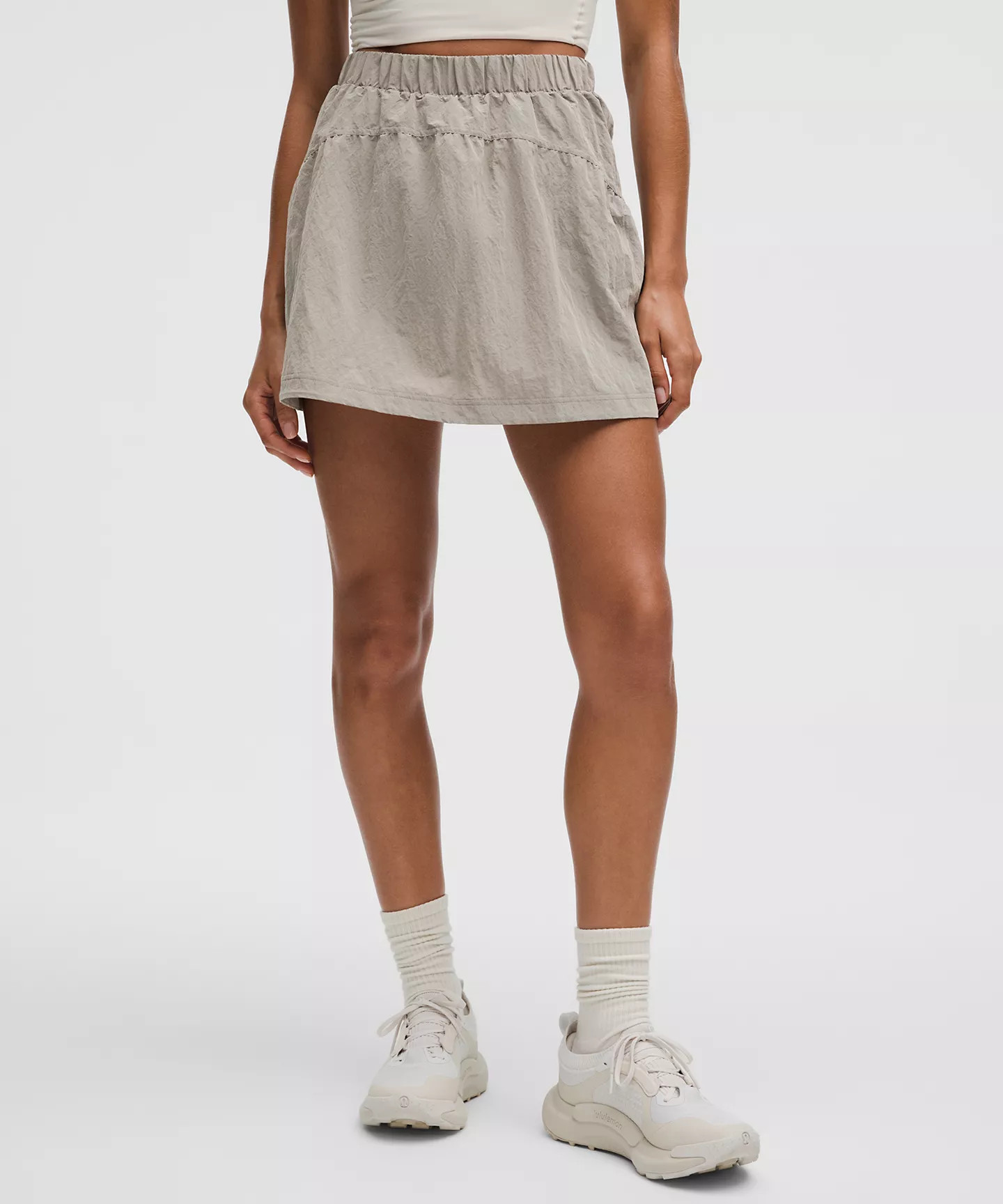 Crinkle Nylon High-Rise Mini Skirt | Lululemon (US)