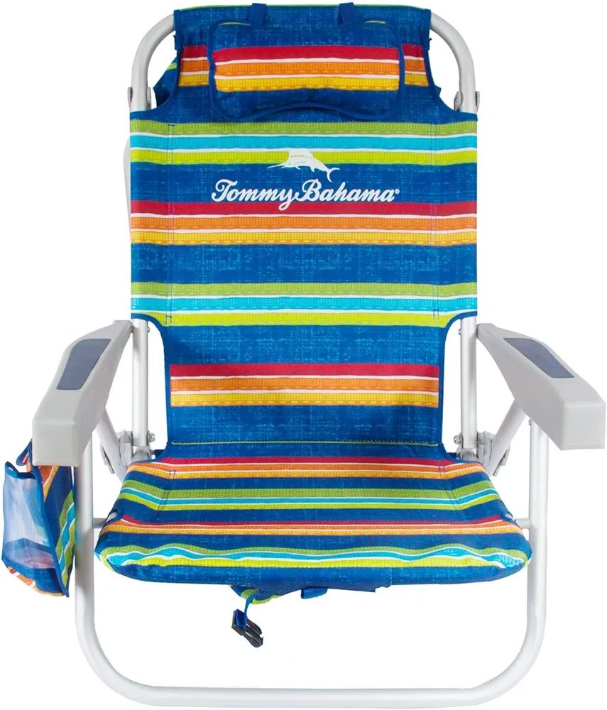 Tommy Bahama Backpack Cooler Beach Chairs - Multi Stripes | Amazon (US)