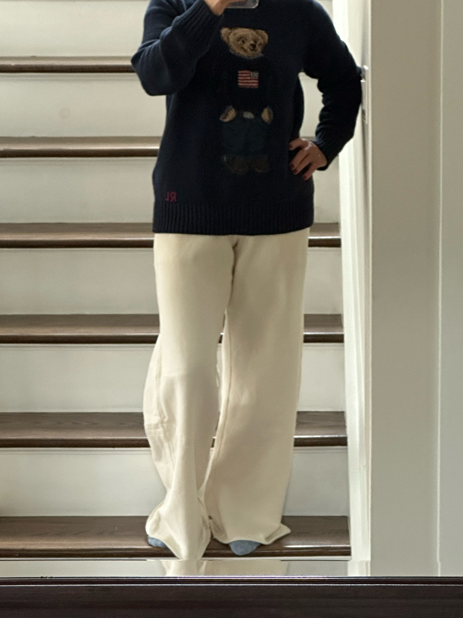 Two options for the Ralph Lauren bear sweater 