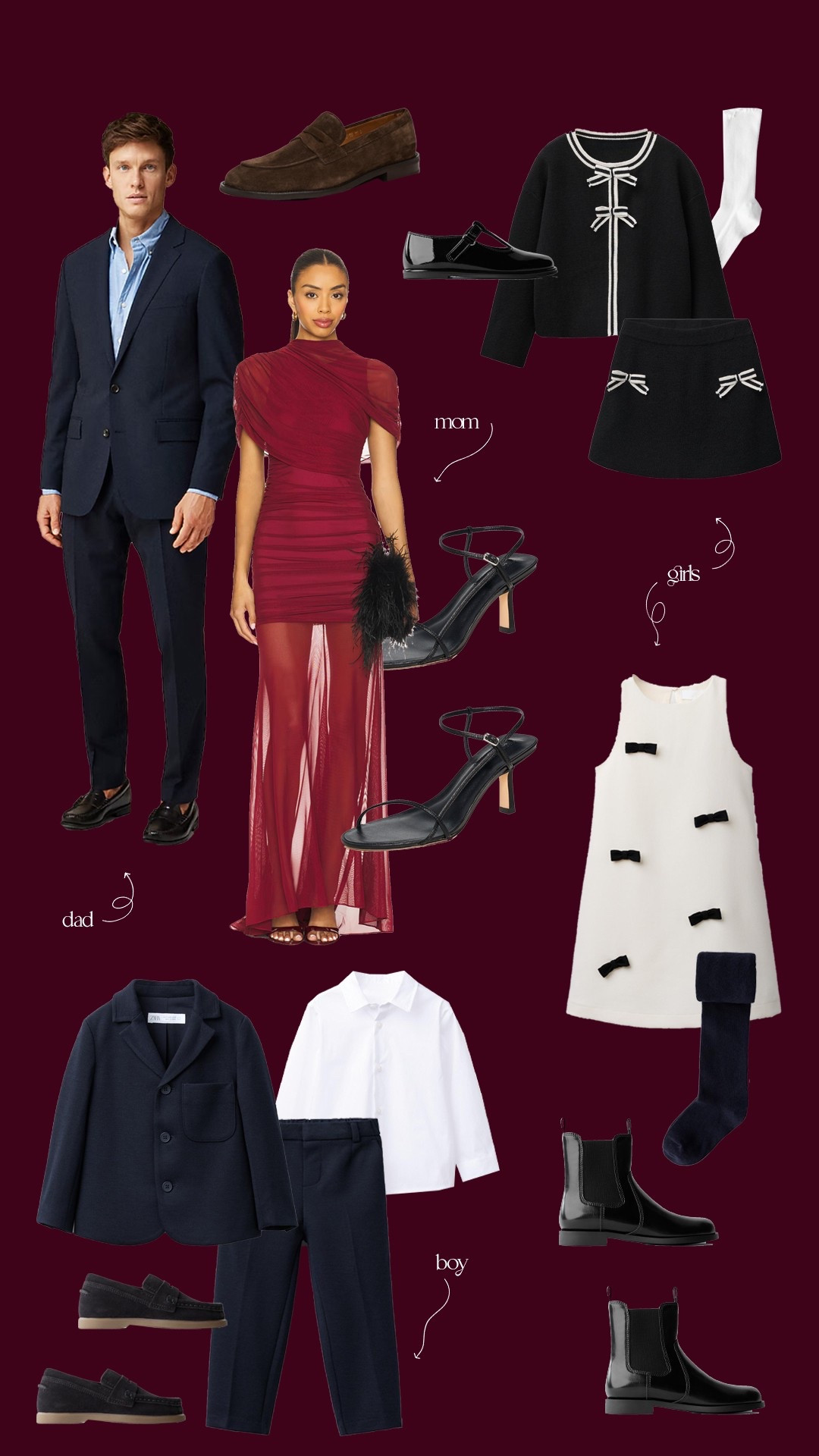 Formal family photo outfits 🛒