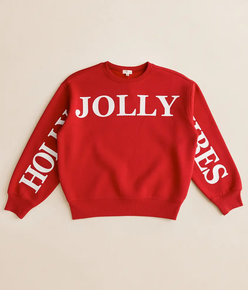 Girls - Holly Jolly Vibes Pullover | Buckle