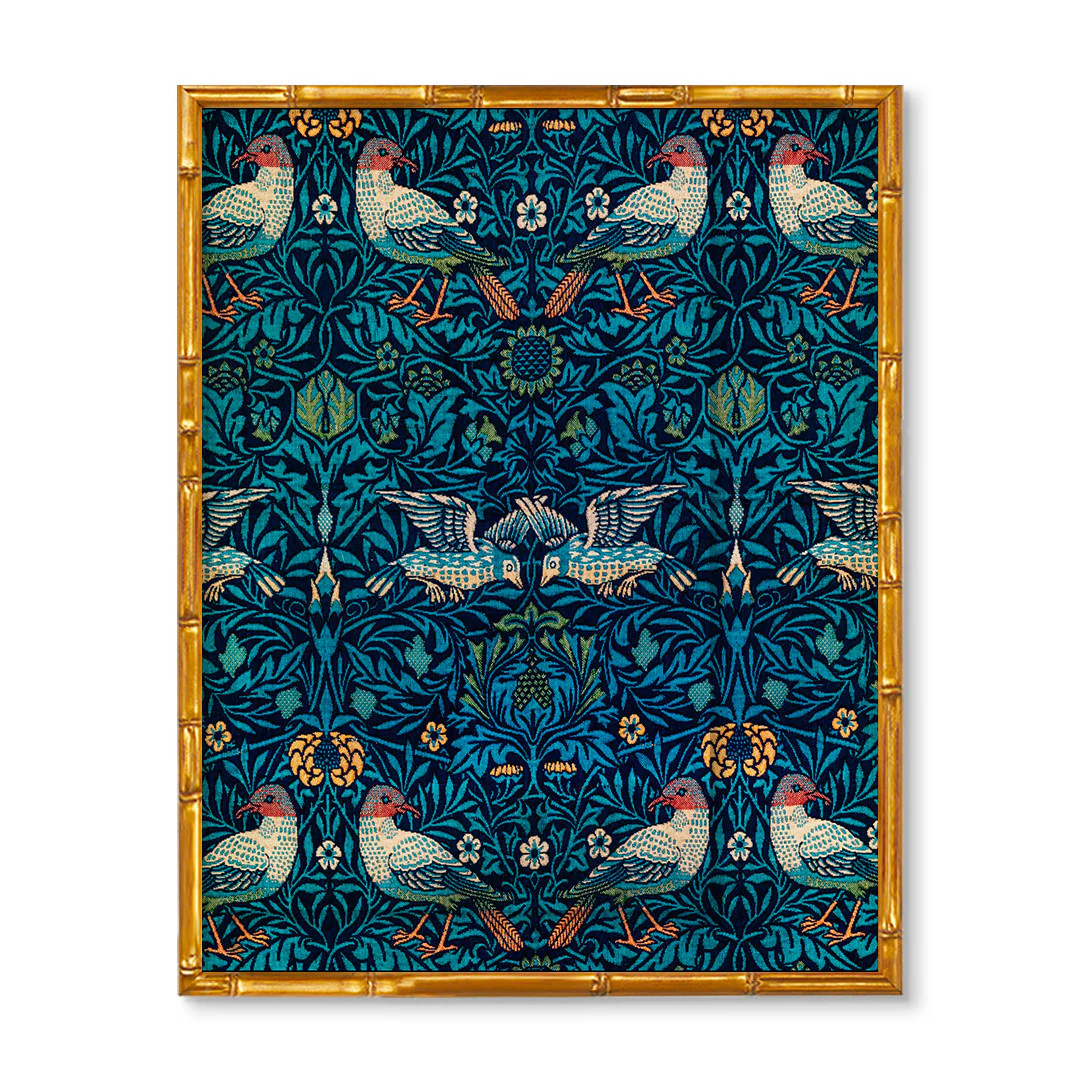 Chinoiserie Vintage Bird Art Print | High-End Wall Art | Urban Garden Prints