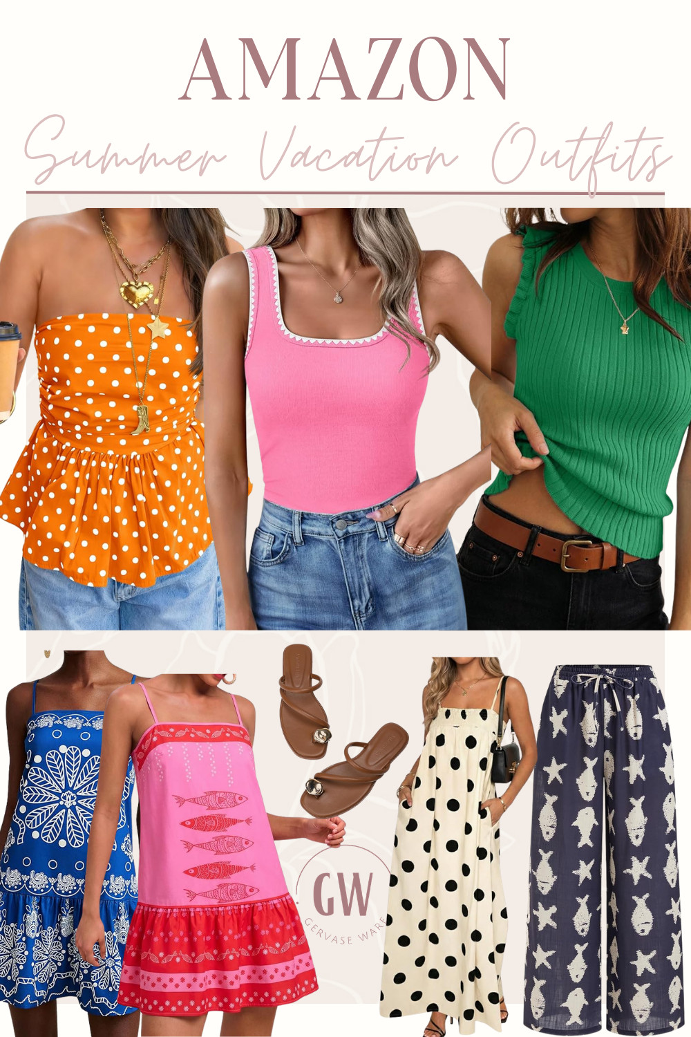 Amazon summer vacation outfits ☀️✈️ These are the perfect pieces for everything from beach days to sightseeing. Easy to pack, effortless to style, and made for all your summer adventures! 🌴✨ 

 #LTKdayinmylife #LTKgrwm #LTKootd
