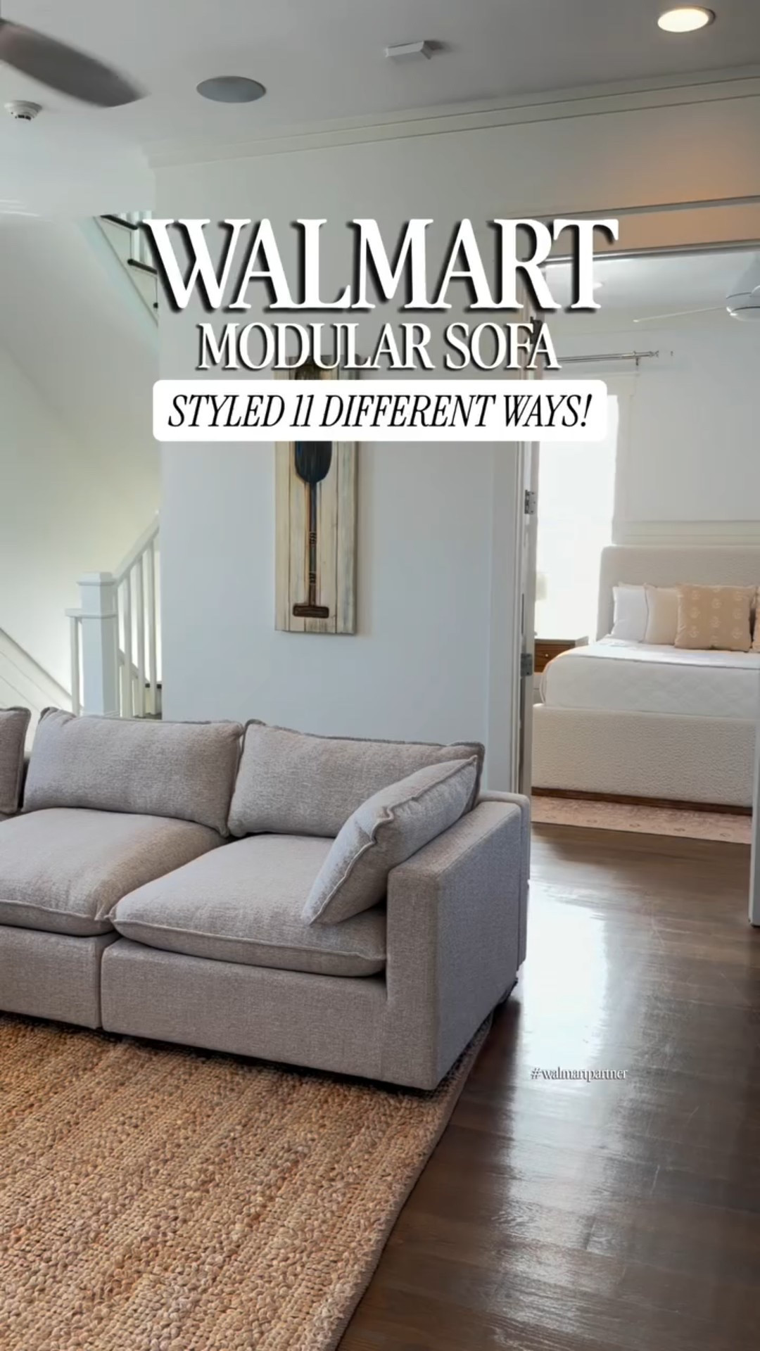 Follow @pleasantlybuilt and comment “shop” for the links sent to you!🤍

If you’re looking for a modular sofa, let me tell you why I love this one from Walmart 🤍
It’s incredibly comfortable and has that beautiful high end look without the high end price tag. Sofas like this are usually well over $1,000, so getting this look at this price feels like such a win.
It comes in three colors and we chose Heather Wheat. 

The best part is how easy it is to rearrange. You can switch it up based on your mood, your layout, or when you’re hosting. We styled it 11 different ways just to show how versatile it is, and every single setup completely changed the look of the room.

It’s one of those pieces that grows with you and your space!

#WalmartHome #walmartpartner  #AffordableHome #HomeFinds