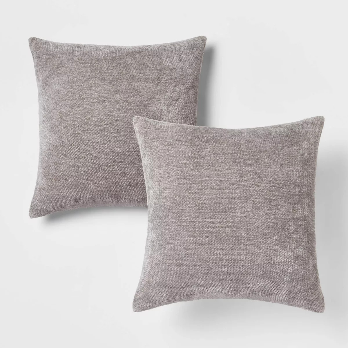 2pk Chenille Square Throw Pillows - Threshold™ | Target