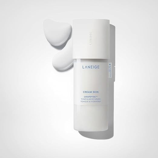 LANEIGE Cream Skin Toner & Moisturizer: Lightweight Refillable Korean Milky Toner with Ceramide &... | Amazon (US)