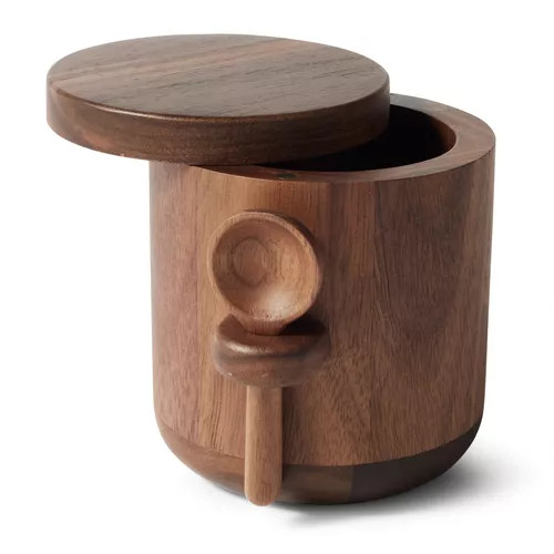 Sur La Table Black Walnut Salt Keeper | Sur La Table