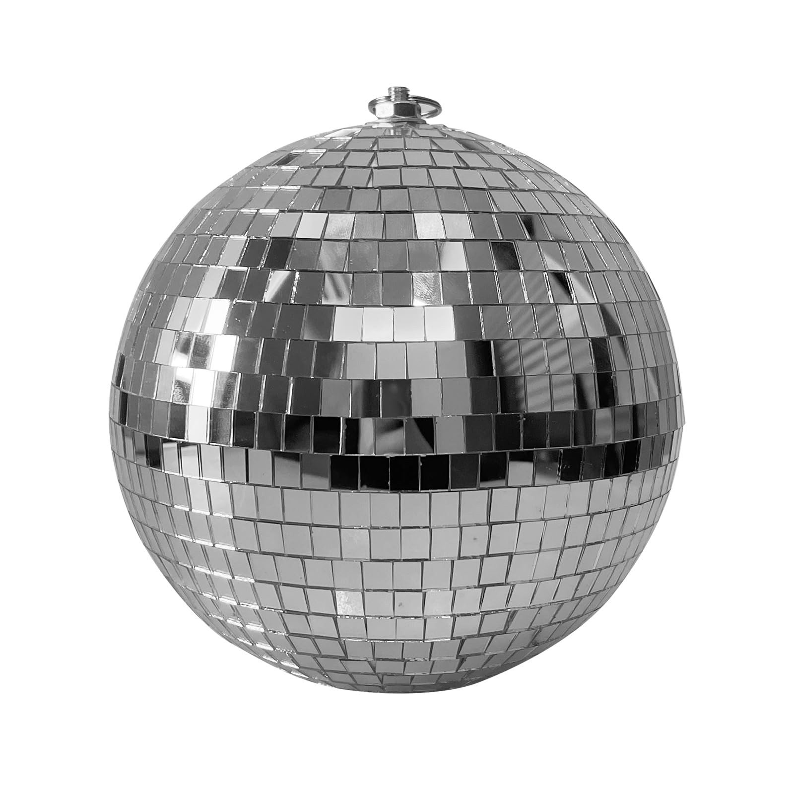 Mirror Disco Ball, 8 Inch Silver Hanging Disco Ball, Sparkling Party Decorations Mirror Disco Bal... | Amazon (US)