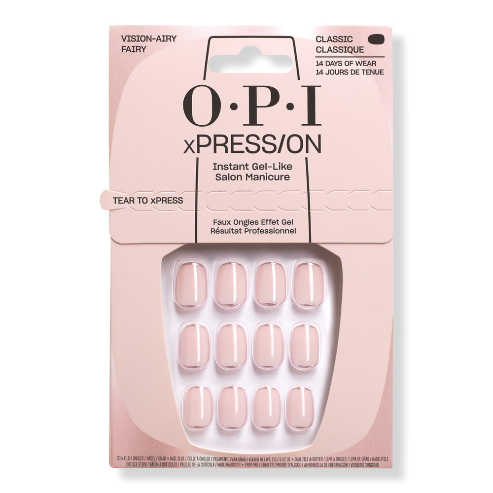 OPI xPRESS/ON French Tip Press On Nails - Vision-airy Fairy | Ulta