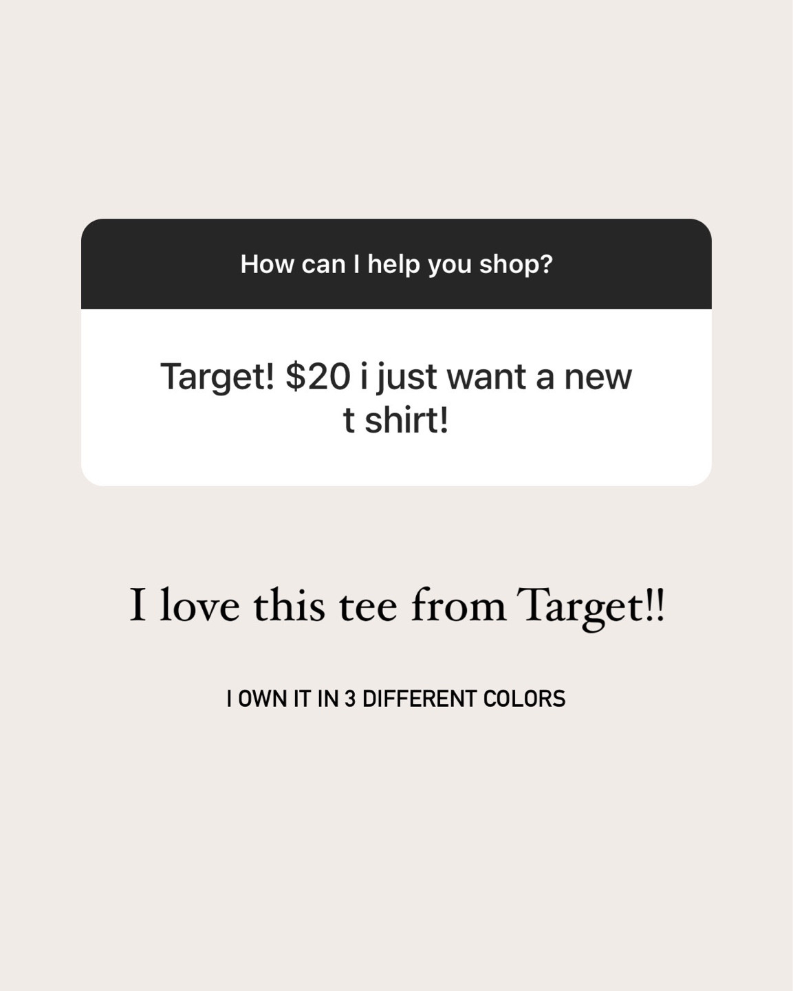 I love this $10 tee from target! I’m just shy of 5-7” and wear the size small 