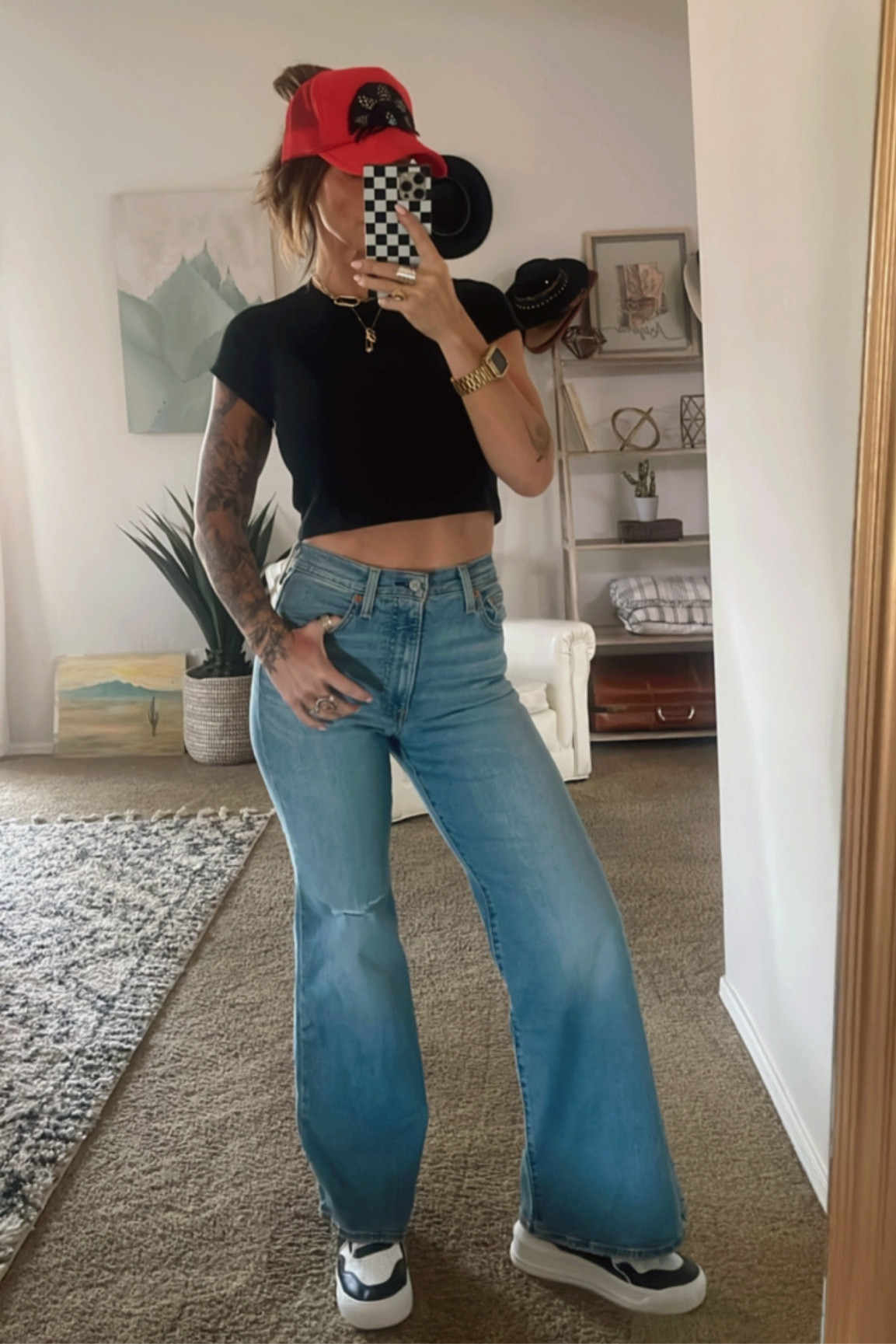 Macys sale
Denim
Levi’s 
Casual outfit 
Platform tennis shoes
Vacation outfit

#LTKmidsize #LTKsalealert #LTKfindsunder100