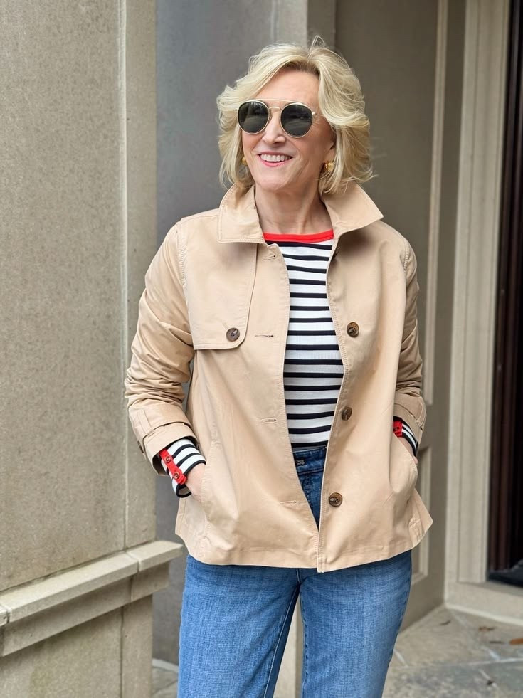 Spring finally feels like it’s showing off a little, and I’m here for it 🌿✨

This cropped trench from Talbots has been my go-to for those in-between days when it’s not quite warm, not quite chilly… just perfectly spring. Easy, polished, and just the right amount of effortless.

Threw it on over my everyday basics and suddenly the whole outfit feels a bit more put together without even trying.

Definitely one of those pieces I know I’ll be reaching for on repeat this season 🤍


#LTKOver40 #LTKSeasonal #LTKootd