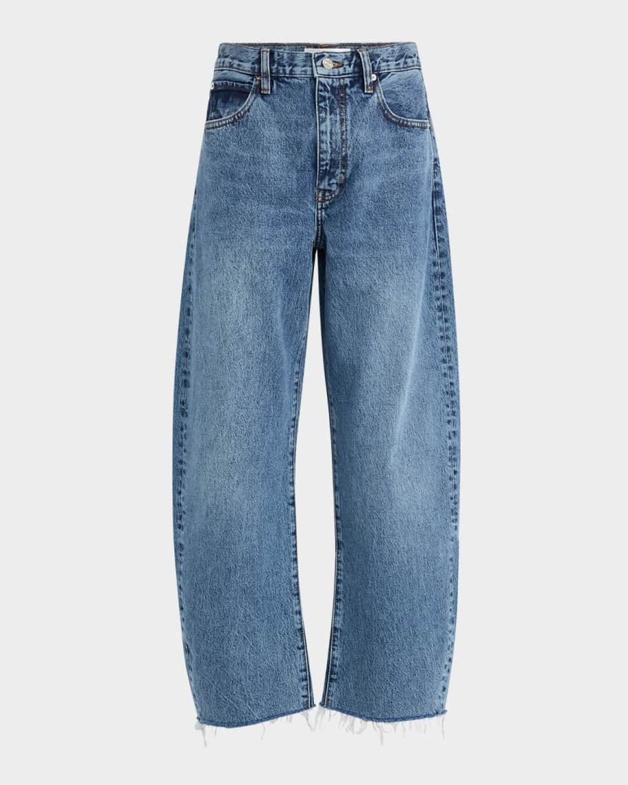 FRAME The Bubble Crop Jeans | Neiman Marcus