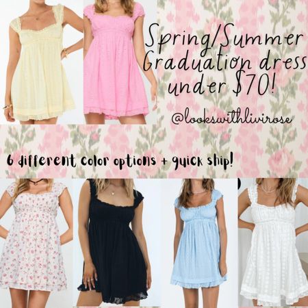 Such a cute dress for grad! I got my grad dresses from princess polly last year and the quality was shockingly super good - so i think these prices are great for “nicer” ones like this! 

#LTKSeasonal #LTKparties #LTKxMadewell