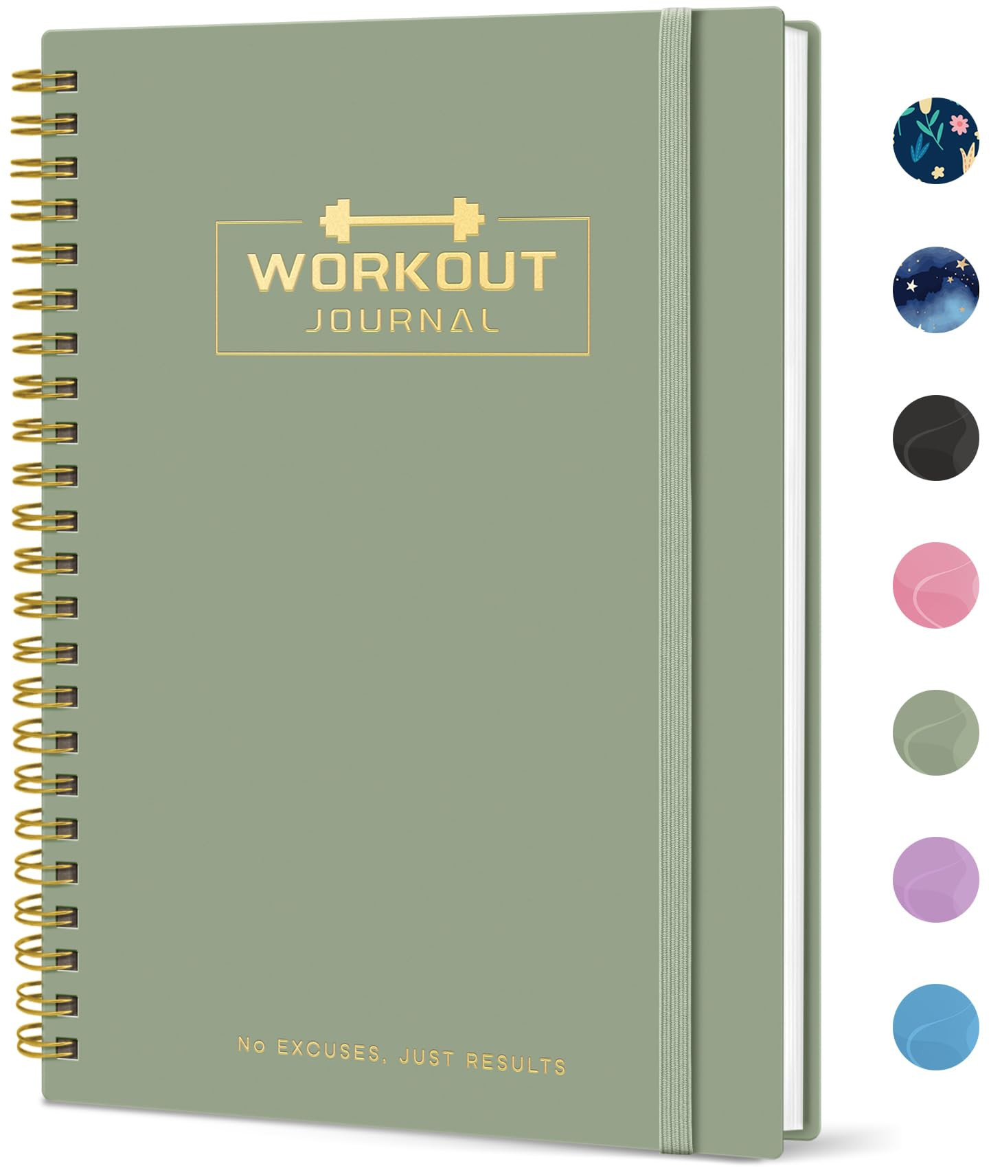 Fitness Workout Journal for Women & Men, A5(5.5" x 8.2") Workout Log Book Planner for Tracking, P... | Amazon (US)