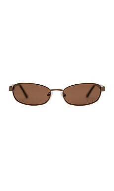 Otra X Grandquist Papillon Sunglasses in Chocolate & Brown from Revolve.com | Revolve Clothing (Global)