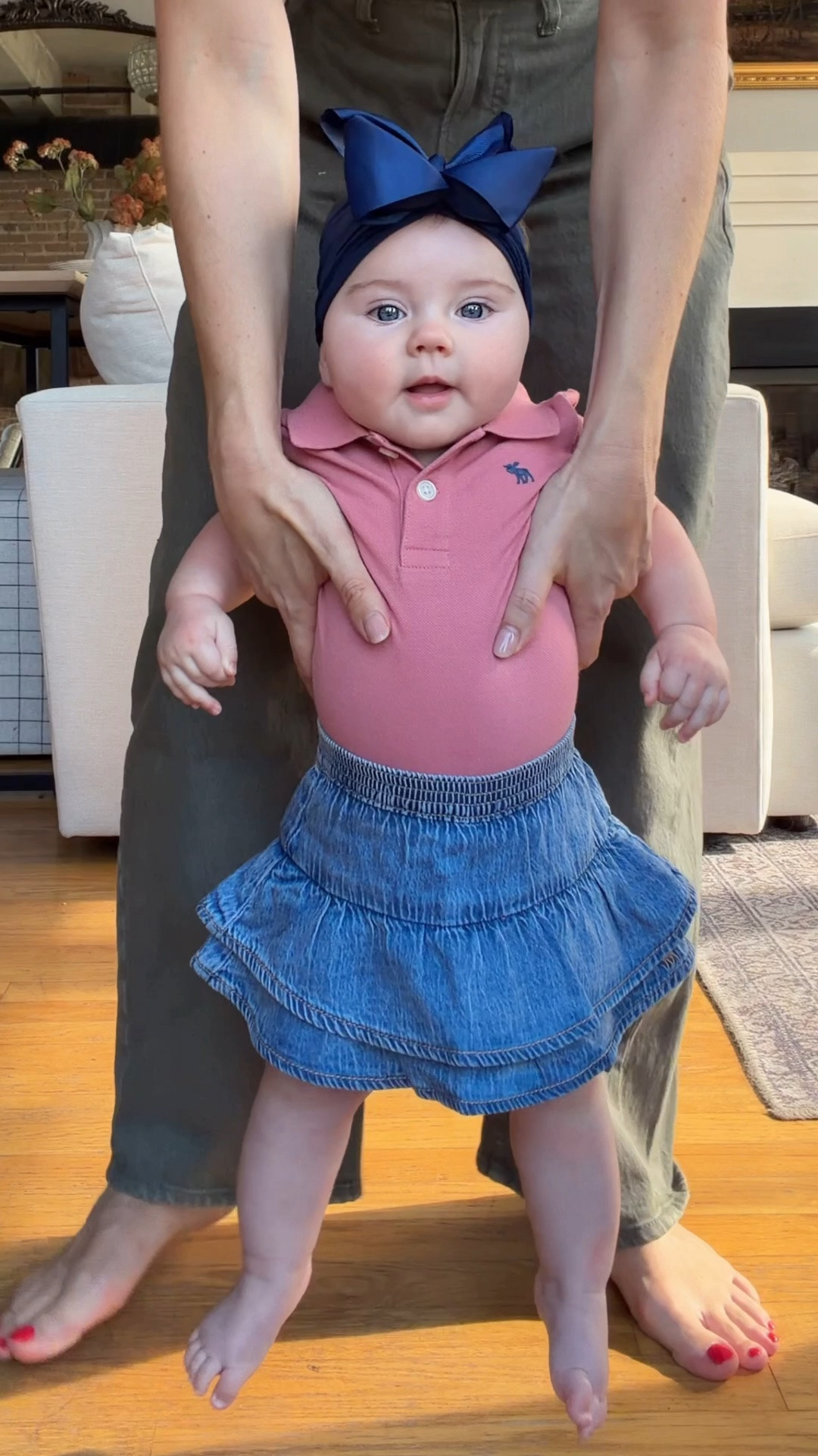#abercrombiepartner New @abercrombiekids haul for baby girl! All denim + outfits come in sizes newborn to 5T + are 40% off kid’s jeans, 20% off everything else and an extra 15% off with code DENIMAF.

Denim Promo: *Offer valid in stores and online August 5, 2026 to August 10, 2026 in US/CA. Excludes clearance. Online price reflects discount.

Extra 20% Off: *Offer valid in stores and online August 5, 2026 to August 10, 2026 in US/CA. Exclusions apply as indicated. Online price reflects discount.

Promo Code: **Use code DENIMAF to get an additional 15% off almost everything in stores and online at checkout from August 5, 2026 to August 10, 2026 in US/CA. Exclusions apply. See details online.

#LTKSaleAlert #LTKKids #LTKBaby