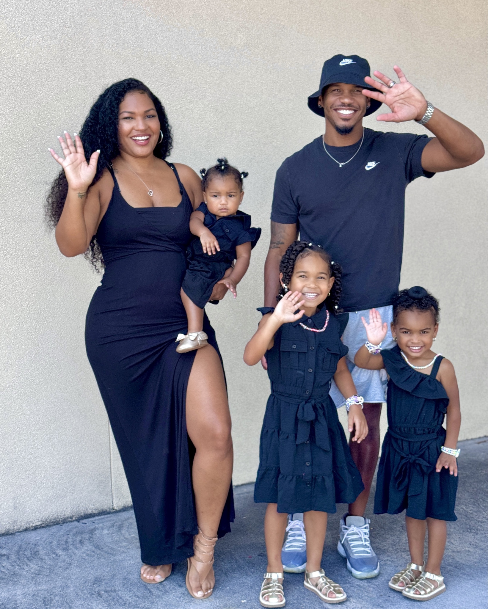 Black will always be in! These cute black family fits were no where near expensive but somehow it looks luxury (at least to me!) 

#LTKKids #LTKmomlife #LTKootd