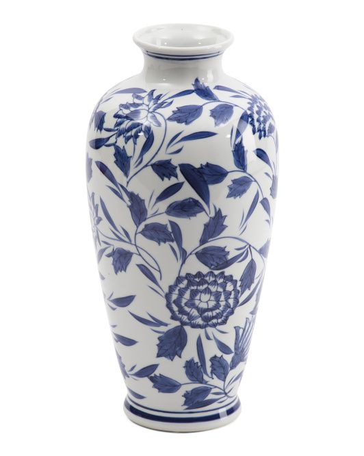 13in Chinoiserie Decorative Vase | TJ Maxx