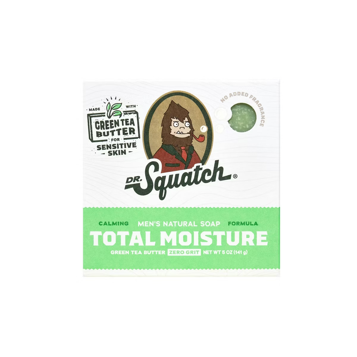 DR. SQUATCH Men's All Natural Bar Soap - Total Moisture - Green Tea Butter | Target