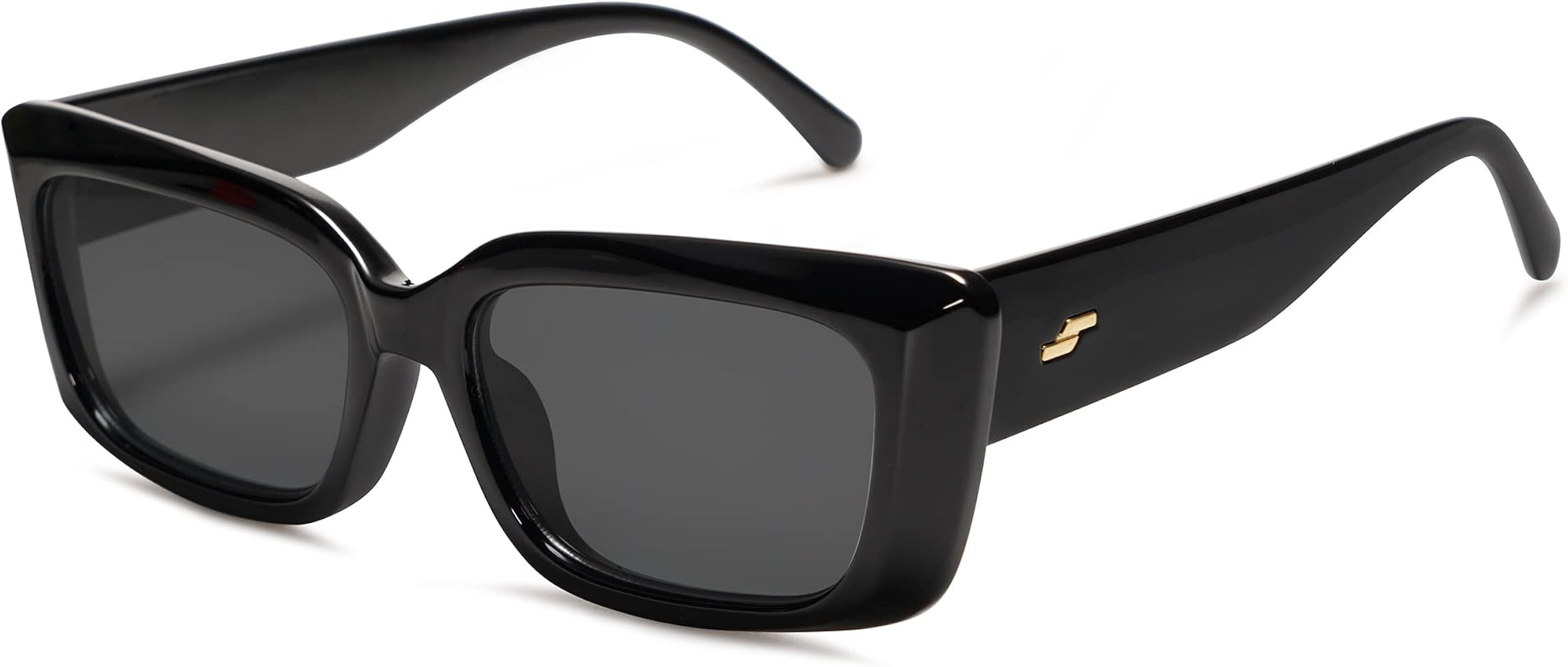 SOJOS Trendy Rectangular Sunglasses Womens,90's Retro Shades Sunnies Gafas de sole Chunky Angular Co | Amazon (US)