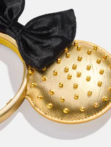 Disney Minnie Mouse Party Ears Headband - Minnie Mouse Gold Party Ears | BaubleBar