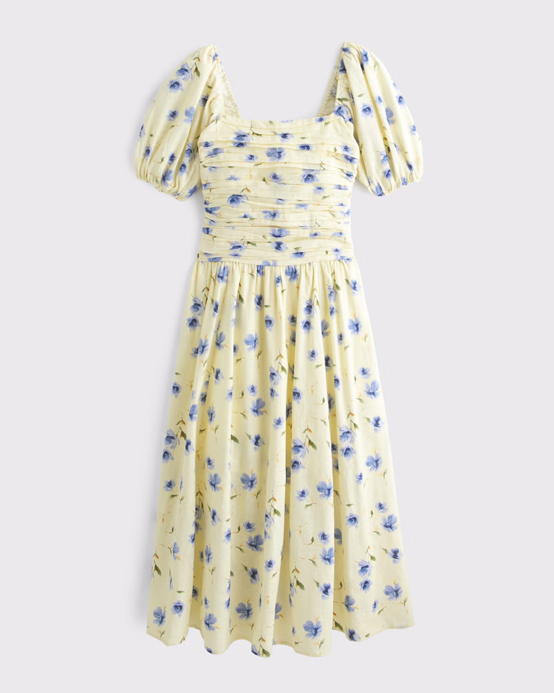 Women's The A&F Emerson Drop-Waist Maxi Dress | Women's Dresses & Jumpsuits | Abercrombie.com | Abercrombie & Fitch (UK)