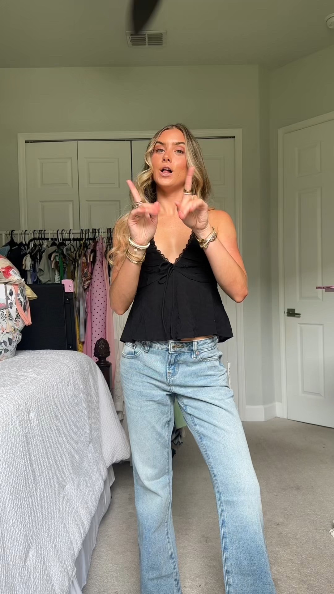 PacSun outfit! My top is PacSun size XS Beverly and Beck Zara Halter Top and my jeans are Pacsun Jade Low Rise Bootcut Jeans Light Blue Wash size 25. 

#lowrisejeans #lowrisebaggyjeans #pacsun #pacsunjeans #pacsundenim #denimjeans #pacsunhaul #pacsunfinds #denimtryon #jeanstryon #lowrisedenim #lowrisejeansarecute pacsun, pacsun denim, pacsun jeans, denim jeans, blue jeans, low rise jeans, low rise pants, trendy fashion, trendy outfits

#LTKFindsUnder50 #LTKSaleAlert #LTKU